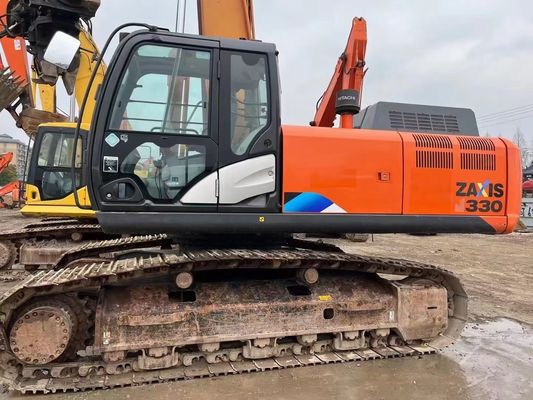 Hızlı Hızlı ZX300-5A Orijinal İthal Yeni Isuzu Motorlu Hitachi Ekskavatör Kullanıldı